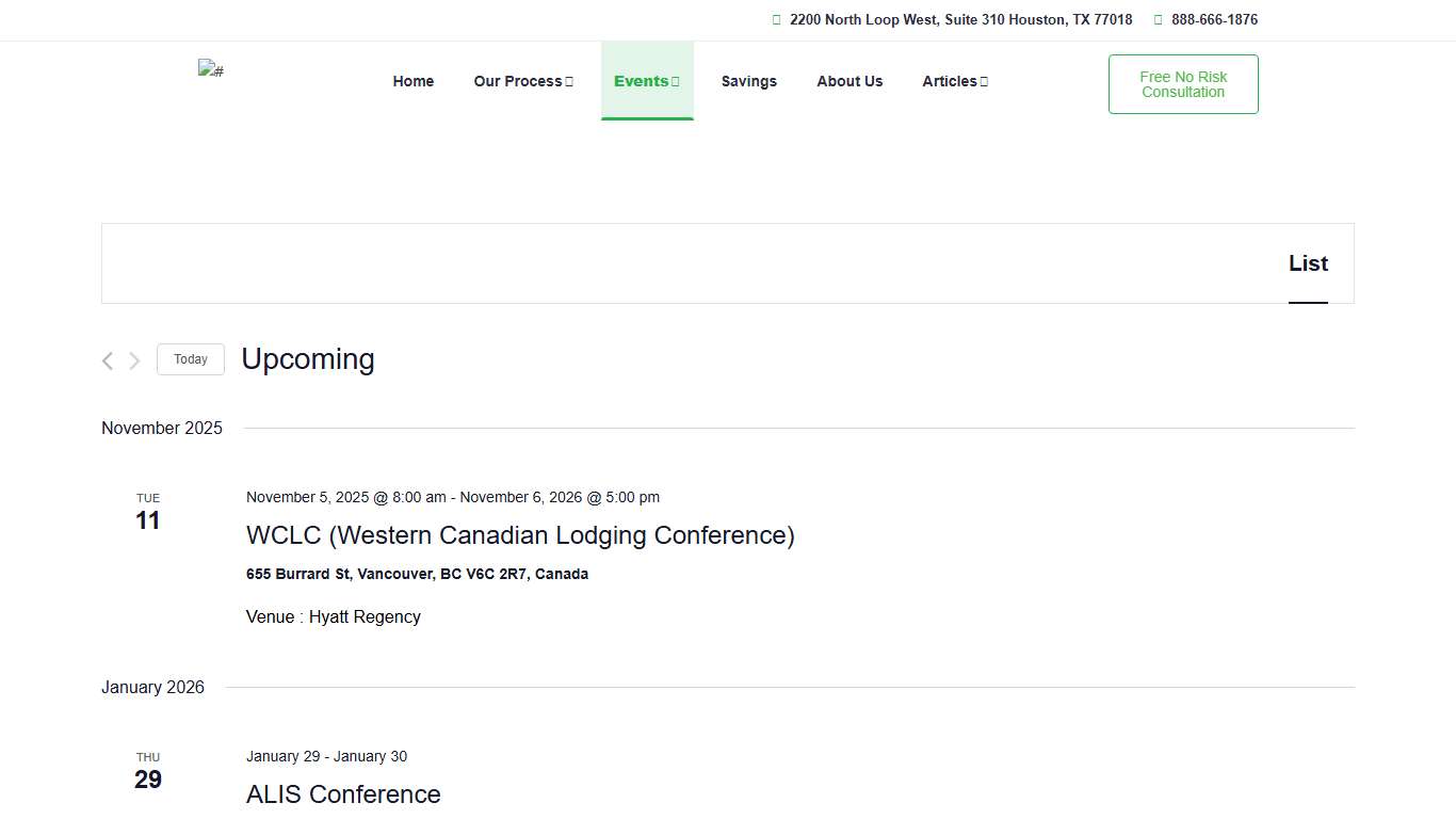 Events from October 25 – August 19, 2025 – National Property Tax